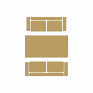 Stolik 4 osobowy przy parkiecie