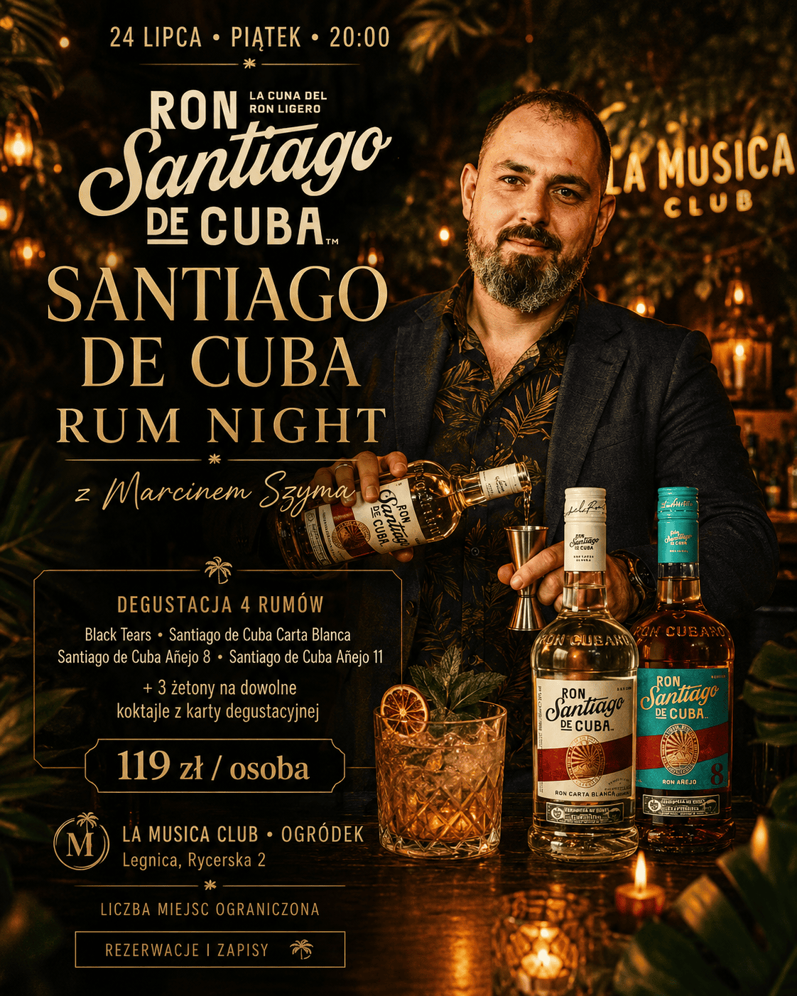 Santiago De Cuba Rum Night