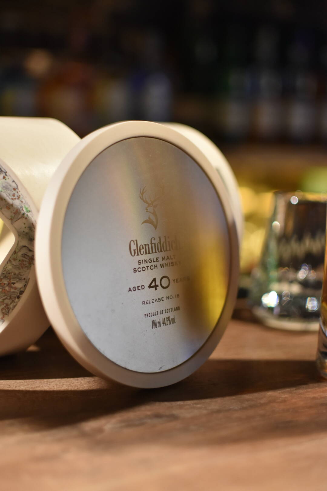 Kryształowa karafka Glenfiddich 40 YO Cumulative Time