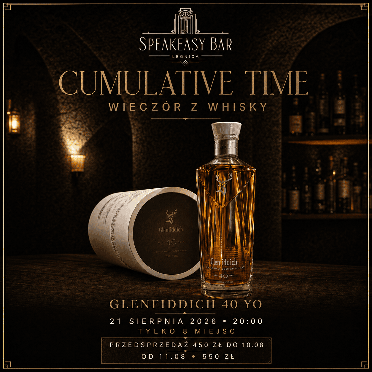 Wieczór z 40 letnią whisky Glenfiddich