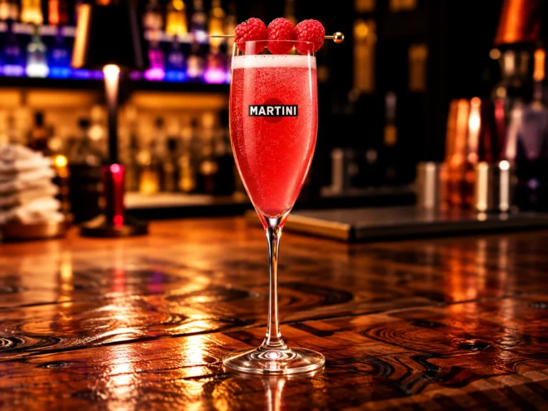 Berry French 75 – koktajl w La Musica Cocktail Bar & Social Club w Legnicy
