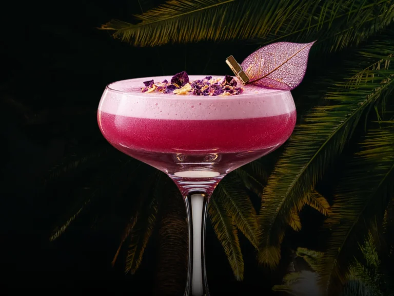 Violet Sour – Cocktail in der La Musica Cocktail Bar & Social Club in Legnica